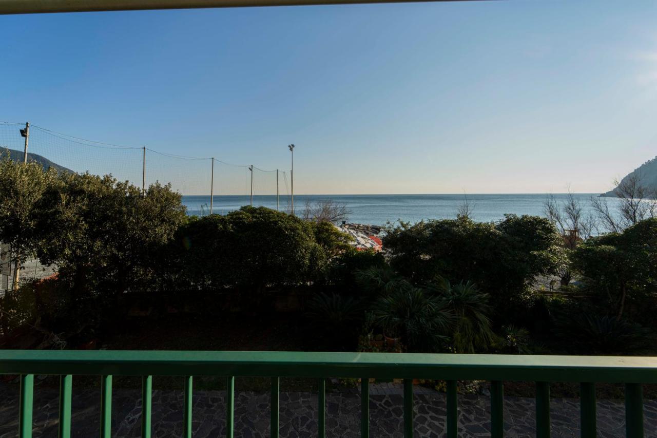 111 - Casa La Secca Vista Mare, 100Metri Dalla Spiaggia E Mare Moneglia Bagian luar foto